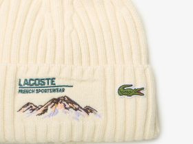 Вязаная шапка Lacoste