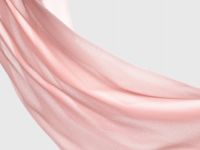 Блузка из шифона с шарфом, Розовый