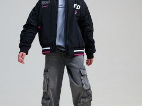 Брюки текстильные джинсовые для девочек