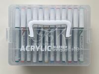 Набор маркеров акриловые Languo, 60 цветов, пластиковый бокс