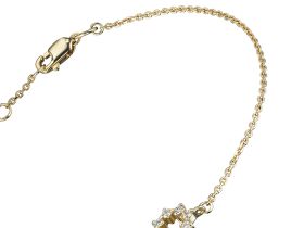 Браслет из желтого золота с бриллиантами э0301бр01210106