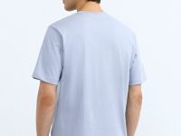 Футболка с принтом, Голубой