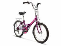 Складной велосипед Stels Pilot 350 V 20, год 2025, цвет Зеленый, ростовка 12