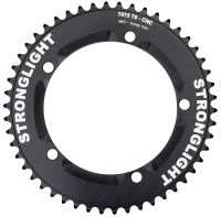 Звезда системы Stronglight Type S / TK Track 7075-T6 1 скорость, цепь 1/2"x1/8" (черный 46 BCD 144 мм)