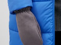 Утепленные флисовые варежки