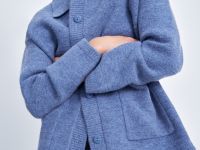 Кардиган свободного силуэта с отложным воротником