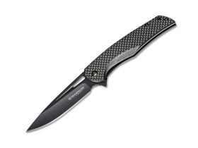 Складной нож Boker Magnum Black Carbon, сталь 440A, рукоять G10/карбон