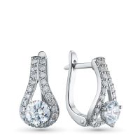 Серьги из белого золота э4712сг02115200