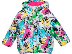 Куртка детская текстильная с полиуретановым покрытием для девочек