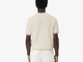 Мужская трикотажная футболка Lacoste из органического хлопка