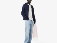 Шерстяная шапка Lacoste Unisex в рубчик