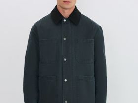 Куртка с накладными карманами, Зеленый