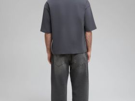 Футболка унисекс из хлопка оверсайз силуэта