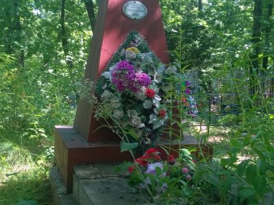 Могила активного участника гражданской войны в Приамурье М.Д.Кручинина