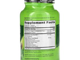 NATURELO, Витамин K2 + D3, из нута и лишайника, 60 вегетарианских капсул