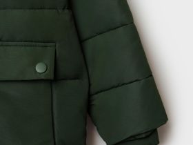 Пальто текстильное с полиуретановым покрытием для девочек
