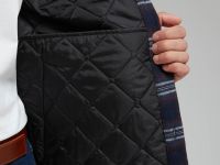 Утепленная куртка-рубашка в клетку