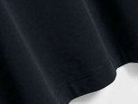 Базовый лонгслив из плотного хлопка, Черный