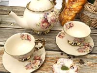 Fanquare Чайный сервиз на 6 человек 15 предметов Rose Flowers English Fanquare