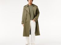 Мужская хлопковая футболка Lacoste с коротким рукавом