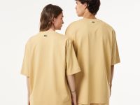 Футболка Lacoste оверсайз унисекс из органического хлопка
