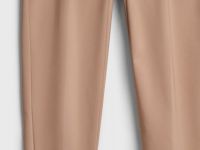 Зауженные прямые брюки, Бежевый