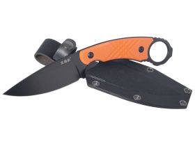 Туристический нож Sanrenmu Orange S768-4, сталь 12C27, рукоять G10, оранжевый/черный