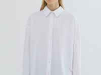 Рубашка из хлопка, Белый