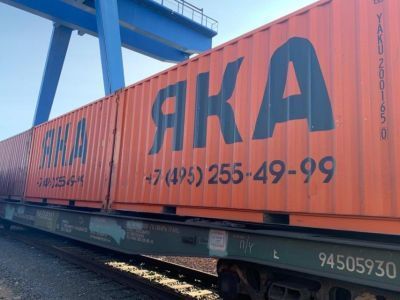 На станцию Нижнего Бестяха прибыли первые контейнеры из Москвы с терминала ЖДЯ Столбовая