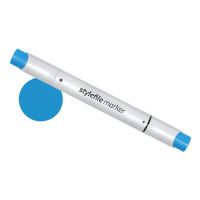 Маркер двухсторонний на спиртовой основе Stylefile Brush №558 синий королевский