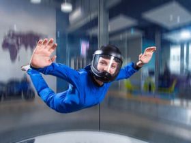 Полет в аэротрубе для двоих