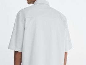 Рубашка с коротким рукавом, Белый