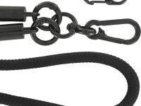 Шнурок Krutoff Нейлон для телефона и ключей 1.2m Black