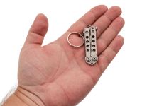 Нож-бабочка (балисонг) Гном, сталь 420, светлый