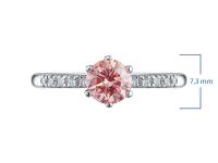 Кольцо из белого золота с бриллиантами э4001кц06210022