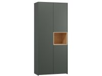 Распашной шкаф Висмар 2-103x240 Темно-зеленый