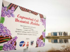 В День окончания Второй мировой войны в Якутске высадили 80 кустов сирени
