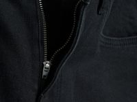 Расклёшенные утеплённые джинсы, Черный