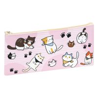 Пенал мягкий MESHU "Meow" 200*100 мм, искусственная кожа