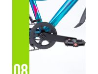 Подростковый велосипед Stels Cristy 420 V 24, год 2026, цвет Серый-Зеленый, ростовка 12