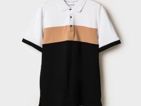 Джемпер трикотажный с воротником поло для мужчин