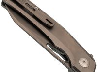 Складной нож Dr.Tech D4281G, сталь M390, рукоять TC4, серый