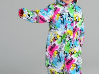 Комбинезон детский текстильный с полиуретановым покрытием для девочек