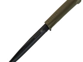 Тактический нож Кизляр ПП Милитари, сталь AUS-8 с покрытием, рукоять эластрон, хаки