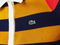 Женское платье-поло Lacoste в полоску