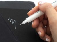 Ручка гелевая Малевичъ 0,8 мм, белая