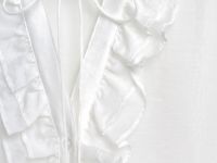 Блузка с рюшами, Белый