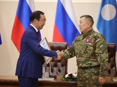 Герой России Александр Колесов принял поздравления с присвоением высокой награды