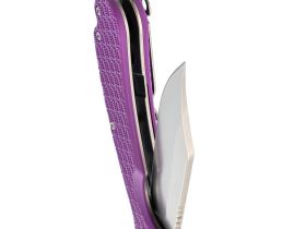 Складной нож Daggerr Powie Purple DL, сталь 8Cr14MoV, рукоять FRN, фиолетовый