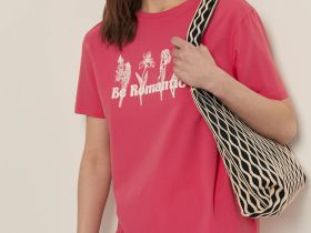 Футболка свободного силуэта с принтом